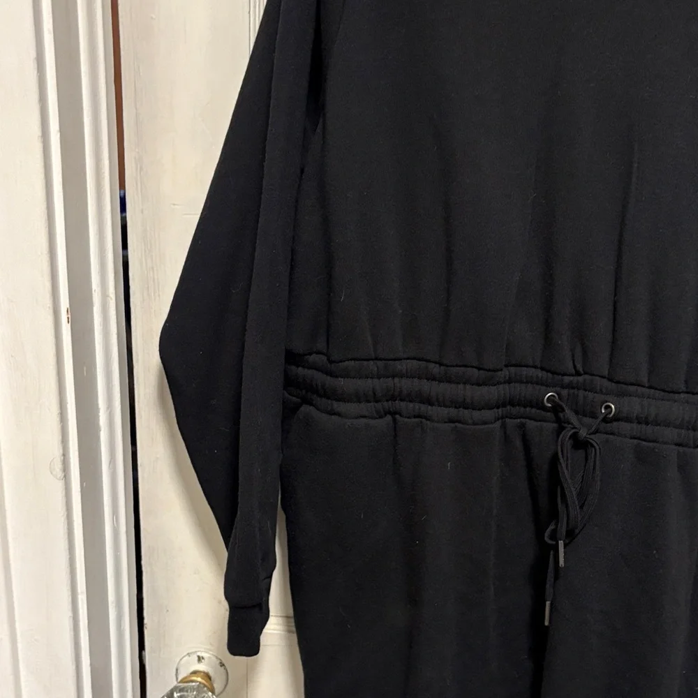 Torrid  Black Hooded Sweatshirt Longsleeve Dress 3 or 22/24 - Picture 2 of 13